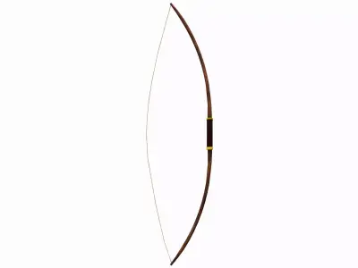 Medieval Archer Low-poly 3D model