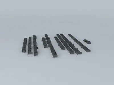 Turkey set of blocks Free 3D model