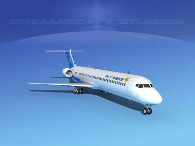 Comac ARJ21-900 Joy Air 3D model