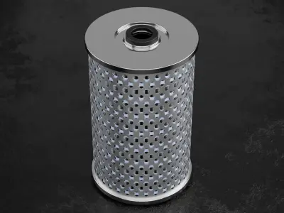 Car Filter Type J 3D model