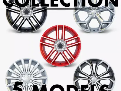 Car Rim Wheel Collection volume 3 3D model