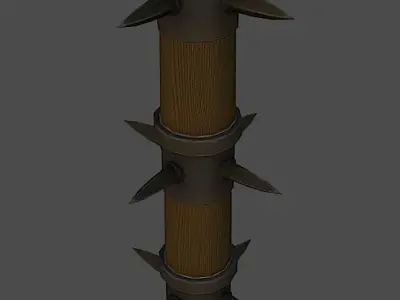 Medieval weapon pack Low-poly 3D model