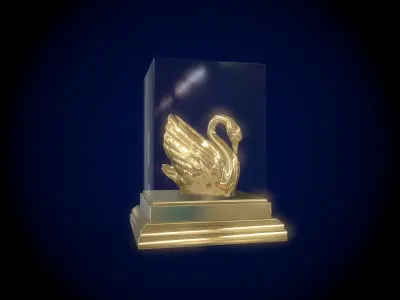 Gold Swan  3D model