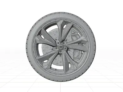 Audi RS7 Sportback 2020 Wheel 3D model