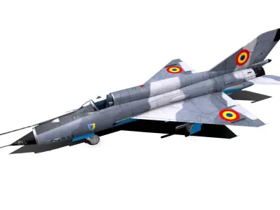 Mikoyan-Gurevich MiG-21 Lancer Low-poly 3D model