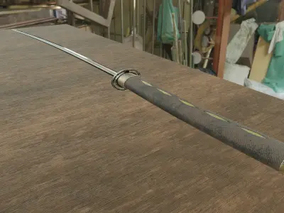 Katana Free low-poly 3D model