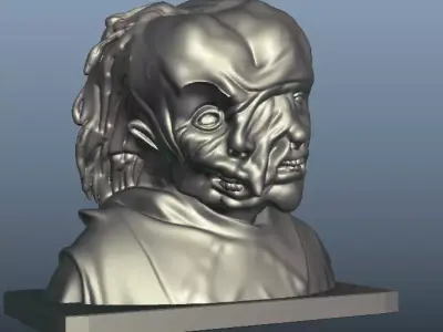 Great Mutato X-Files monster 3D print model