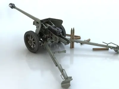Pak 40 3D model