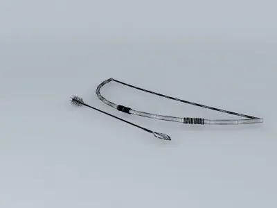 arco e flecha arc and arrow Free 3D model