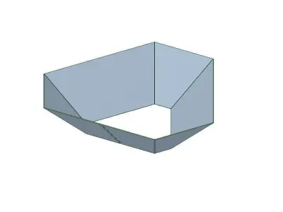 Sheet Metal Duct Free 3D model