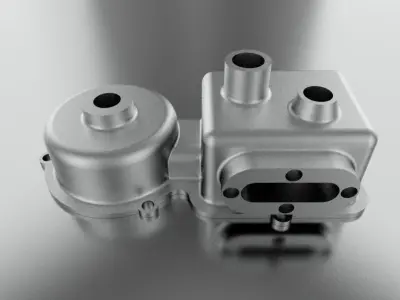 Gearbox cover Free 3D model