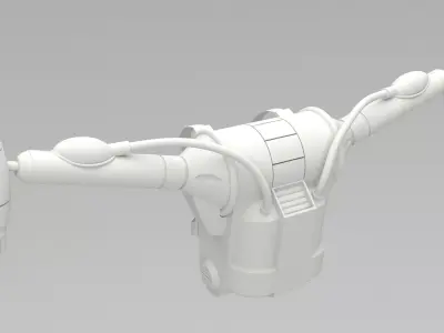 Marvel Wolverine Jet Pack 3D Model 3D model