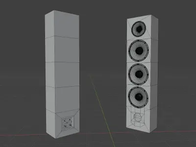 SPEAKER 3D acoustic design 3D model