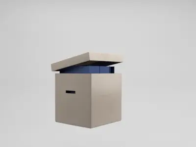 BOX Office Free 3D model