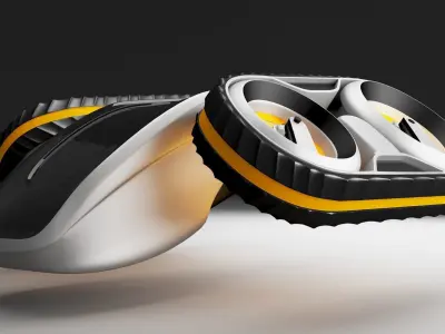 Drone Concept Model 3D model