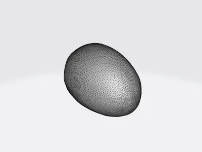 3d Render Red Fresh Mango Tropical Fruits 3D model