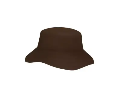 Fishing Hat Low-poly 3D model