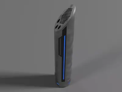 Ashtray Sci-Fi Low-poly 3D model