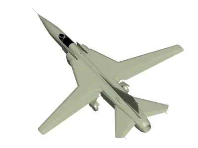 Mikoyan-Gurevich MiG-23 3D model