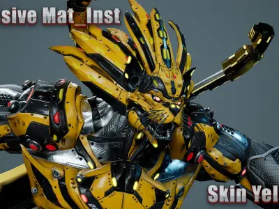 Sci-Fi Hercules Low-poly 3D model