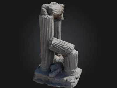 Ancient Ruins  Timeless Echoes of a Forgotten Civilization 3D model