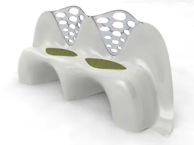 bench design of 3D model