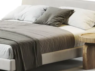 Meridiani Louis Up Bed 3D model