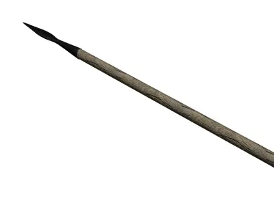 Roman Hasta Spear Low-poly 3D model