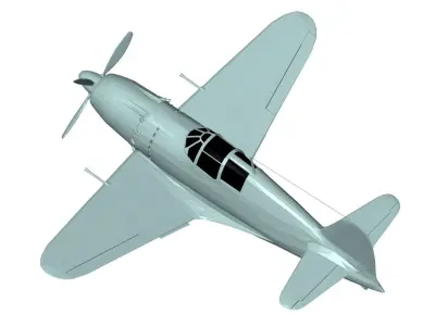 Mitsubishi J2M 3D model