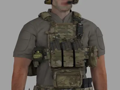 Spiritus Systems GP Pouch Suite Low-poly 3D model