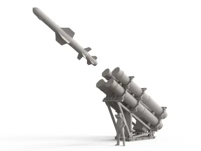 Mark 141  RGM 84 Harpoon 3D model