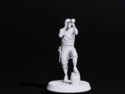 pirate scout 3D print model