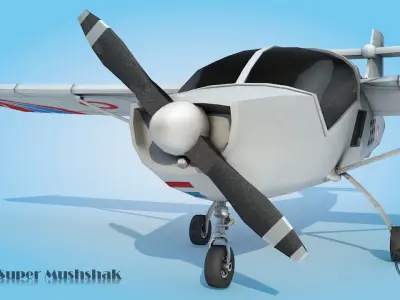 MFI-17 Super Mushshak 3D model