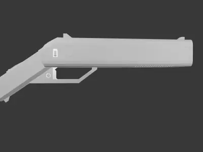 DX-12 Punisher Low-poly 3D model