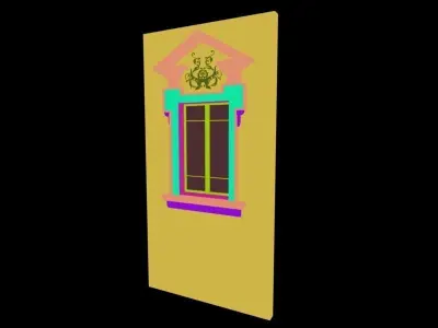 Classic 5 window 3D model