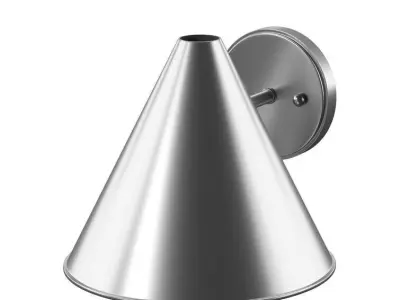 Dedmon Glass Outdoor Armed Sconce - 2 colour Free 3D model