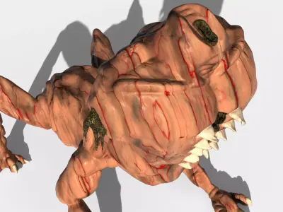 Specimen Vrak-9 Low-poly 3D model purchase