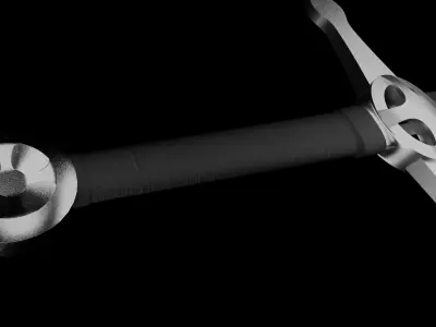 Templar Sword - Medieval Sword Low-poly 3D model