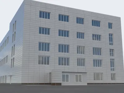  Building office v4 3D model