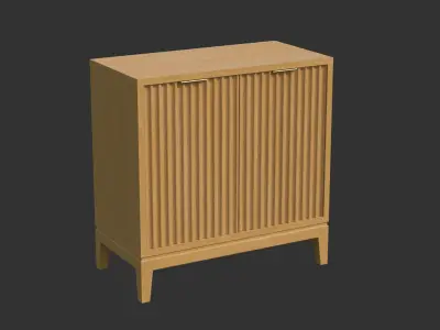 Modern Cabinet Pack Free low-poly 3D model