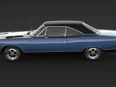 1969 Plymouth GTX 3D model