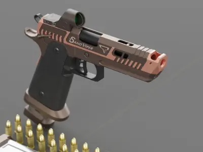 TTI - Taran Tactical Innovations - Sand Viper Low-poly 3D model