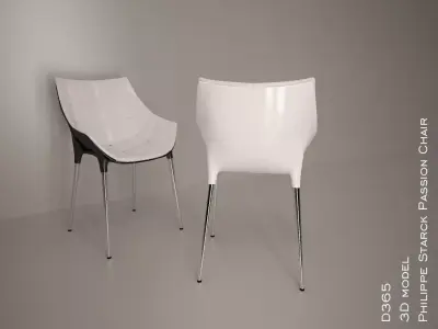 3d model passion chair philippe starck 3D model