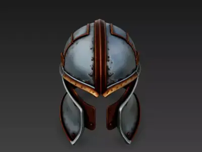 knight helmet Free 3D print model