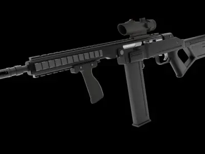 PPSH Modified Free 3D model