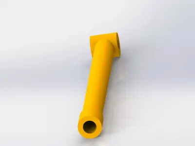 cylinder pipe 3D model