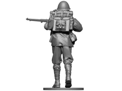 Japan soldier ww2 2 3D print model