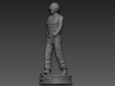 Piloto de vks de Rusia 3D print model