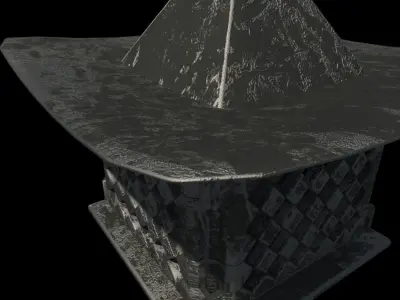 Japanese wind bell 3D model