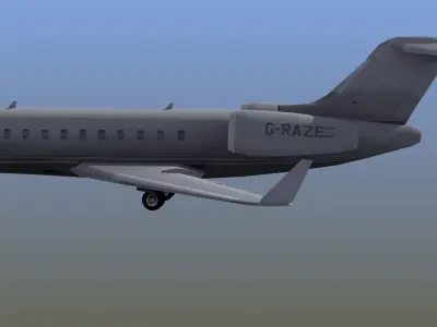 Global Express Aircraft 3D model